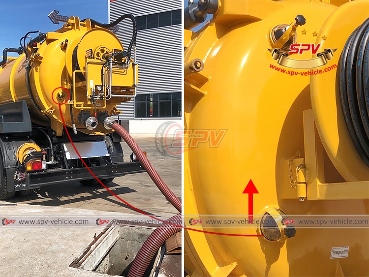 8,000 Litres Combined Vacuum Jet ISUZU - Sewage Level 8,000 Litres Combined Vacuum Jet ISUZU - Sewage Level